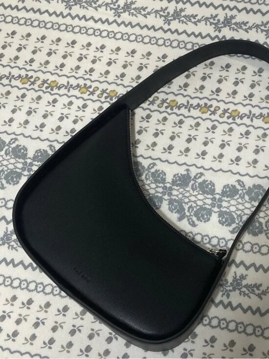 The Row Handbags - The Row Black Leather Crescent Bag